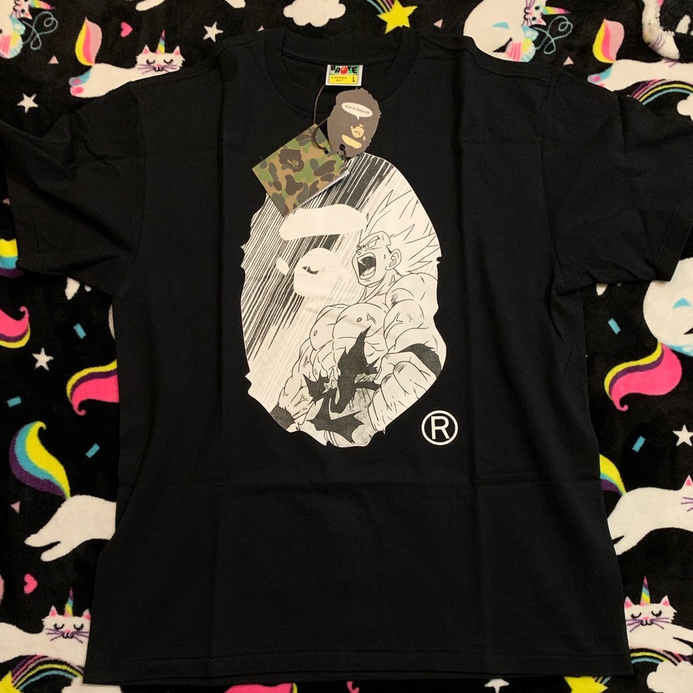 Bape x Dragon Ball Z shirt NWT